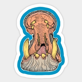 Hungry Hippo Sticker